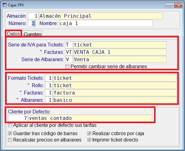 TPV Datos