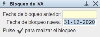 Bloqueo de IVA