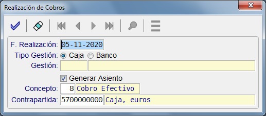 Cobros Realizacin
                                  Finalizacin